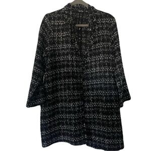 Doe & Rae Black and White Blazer